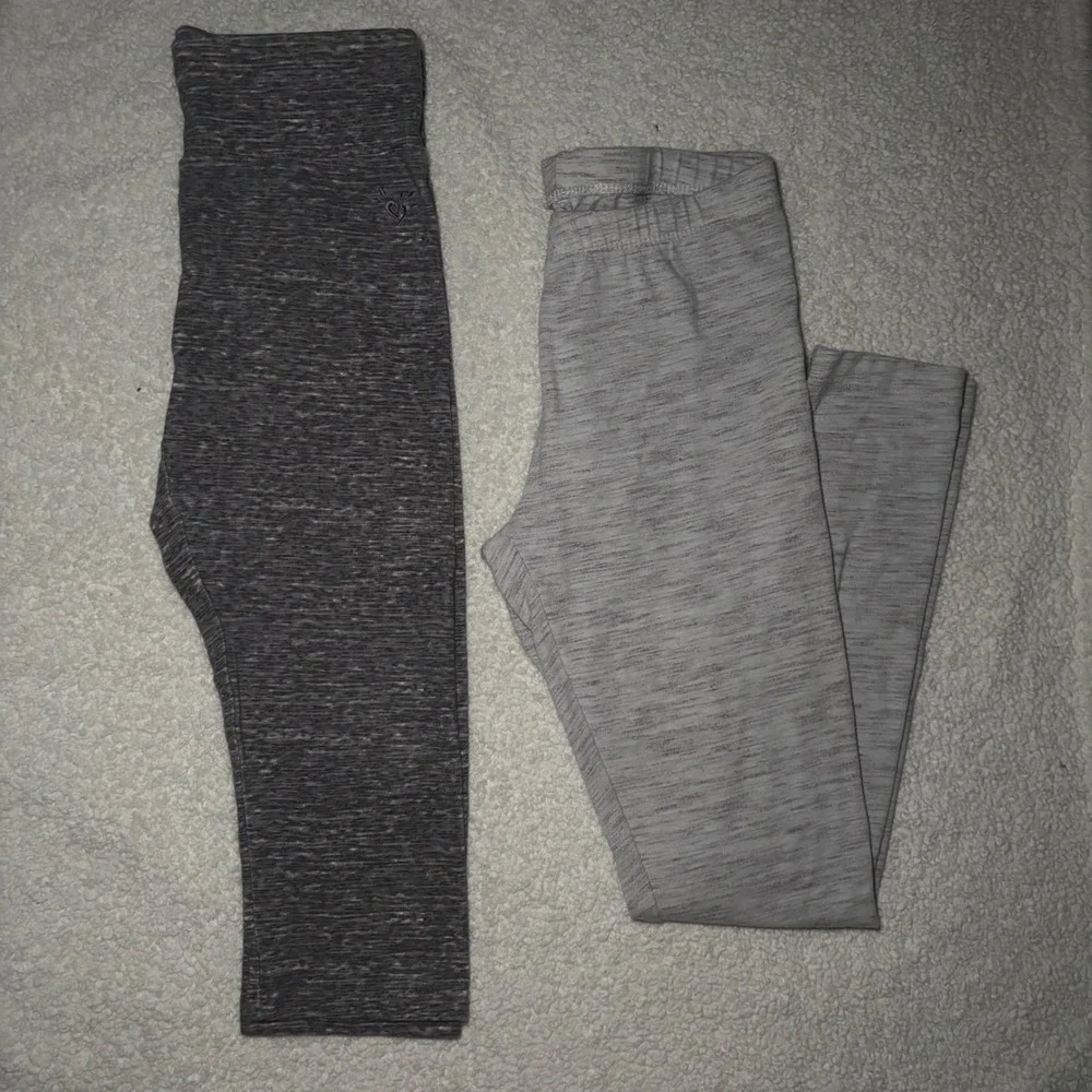 Justice Cat & Jack Girls Gray Space Dye Leggings Bundle Size 12 L 12/14